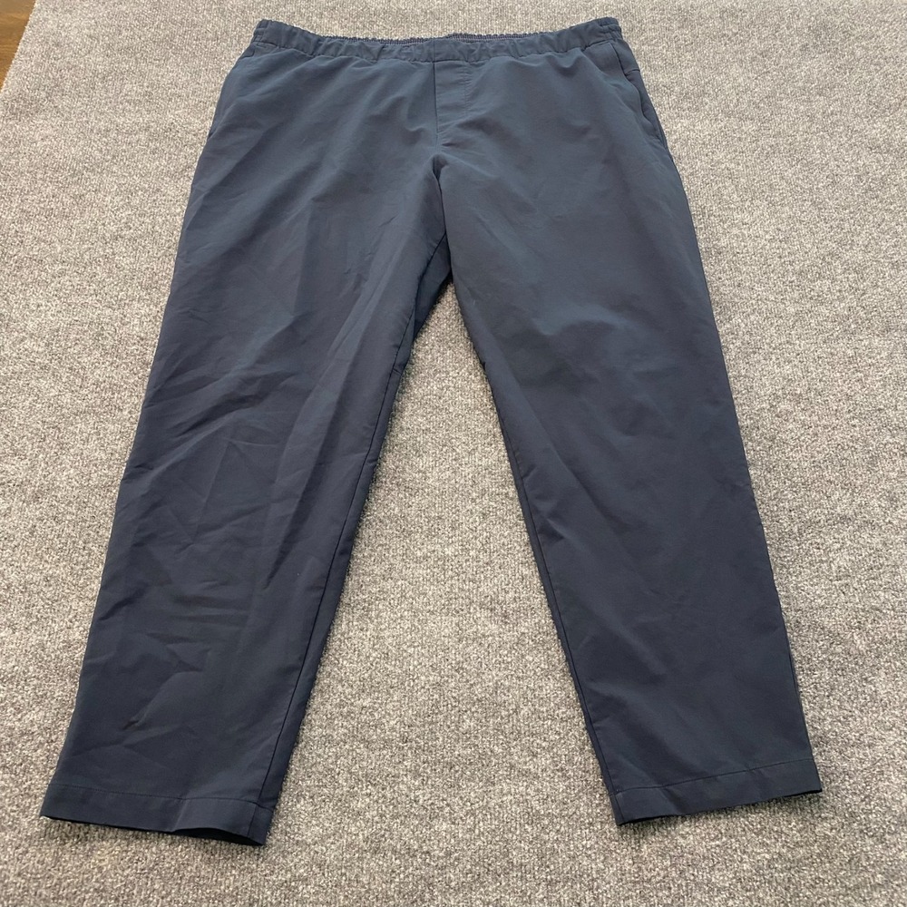 Lululemon Venture Classic Tapered Pique Trouser Pants Mens 2XL Drawstring Waist